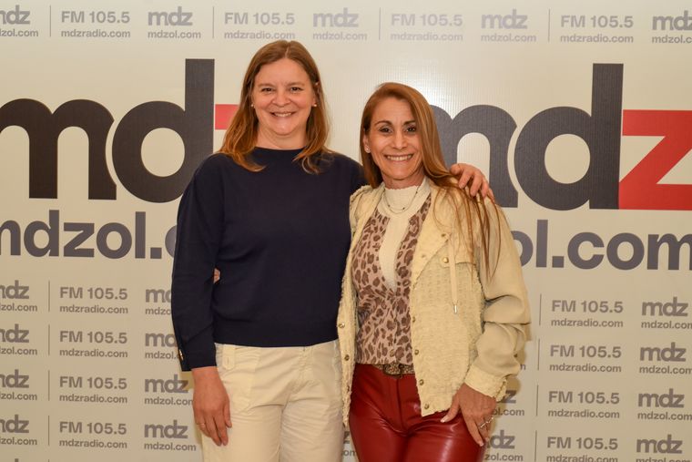 María Pía Bendolini junto a María Fabiana Siracusa.