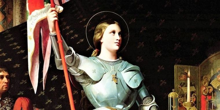 Juana de Arco logró encabezar al ejército francés con apenas 17 años de edad Foto: características.co