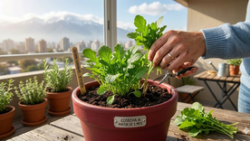 Una planta ideal para cosecharla rápido. Fuente: IA Gemini. Una planta ideal para cosecharla rápido. Fuente: IA Gemini.