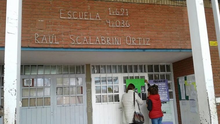 Escuela 4-036 Raul Scalabrini Ortiz Foto: Twitter