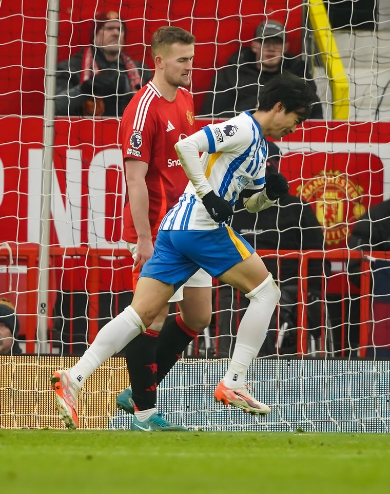 El United cayó ante el Brighton. Foto: EFE