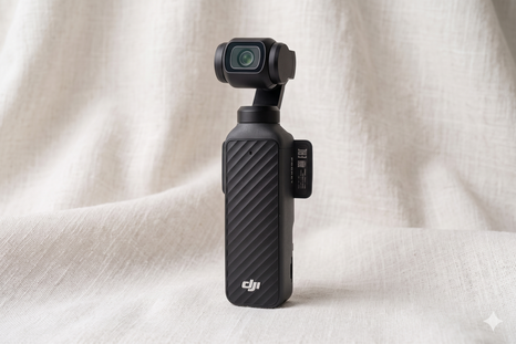 El diseño de la DJI mantiene el formato vertical con un sistema de estabilización mecánica de tres ejes. El diseño de la DJI mantiene el formato vertical con un sistema de estabilización mecánica de tres ejes.