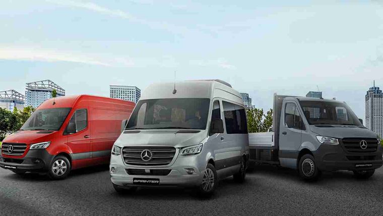 La Mercedes-Benz Sprinter fabricada en la planta de Virrey del Pino alcanzó el 59,3% de participación en el segmento de utilitarios durante septiembre.