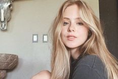 Loreto Peralta deslumbró con un coqueto look.