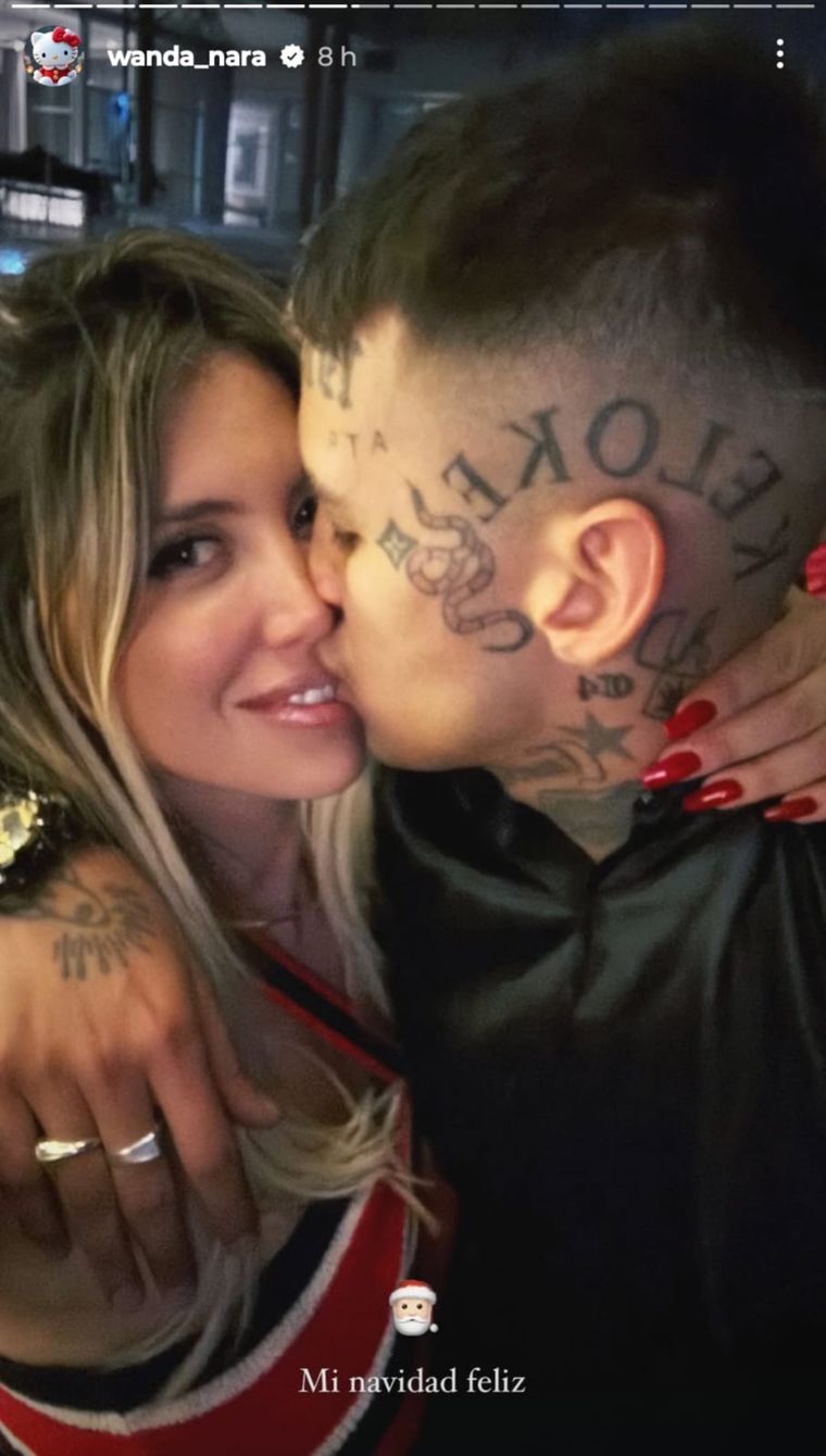 La empresaria y el cantante de cumbia hicieron un gran anuncio para este próximo San Velentín. Foto: Instagram: @wanda_nara