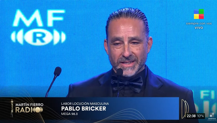 Pablo Bricker. Créditos: Captura / AMÉRICA Pablo Bricker. Créditos: Captura / AMÉRICA