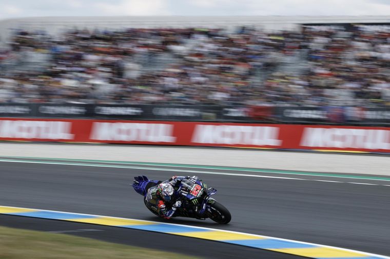 Algunas de las imágenes que dejaron las prácticas de este viernes. Foto: EFE