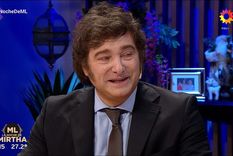 Javier Milei fue parte del programa de Mirtha Legrand este sábado. Foto: Captura de pantalla Eltrece.