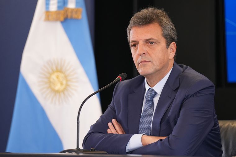 La pérdida de reservas preocupa a Sergio Massa Foto: Noticias Argentinas