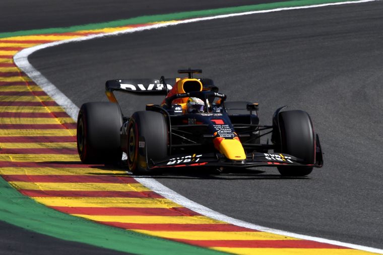 Verstappen ganó sin atenuantes en Bélgica.