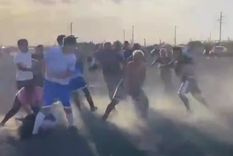 El hecho se dio en el marco de la semifinal del torneo de veteranos de la Liga Independiente de Fútbol Mar y Valle. Foto: Captura de video