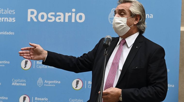 Alberto Fernández impuso restricciones por decreto que avalará el Frente de Todos. Foto: TELAM