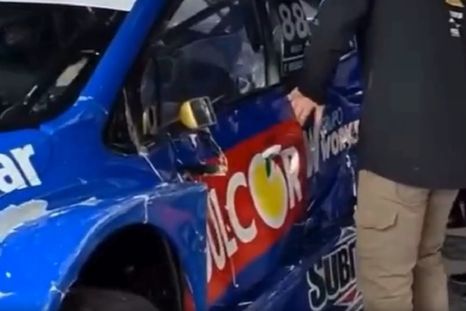 Figgo Bessone protagonizó un accidente en la prueba de tanques llenos en Rosario Figgo Bessone protagonizó un accidente en la prueba de tanques llenos en Rosario