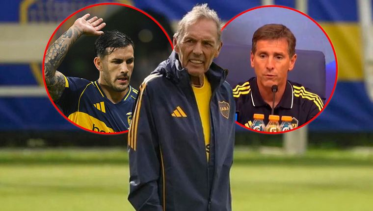 Paredes y Úbeda le dedicaron la victoria de Boca a Russo.