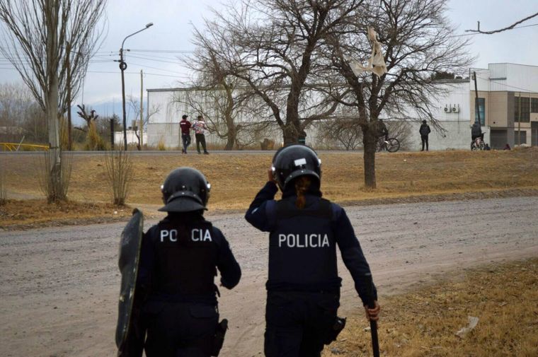 Serios incidentes en Tunuyán Foto: Gentileza Federico Aloi/Diario NDI