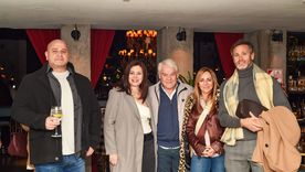 Los abogados Adrián Agapito, Romina López, Sergio Molina (presidente del Colegio de Abogados), Jazminka Mihaljevic (vicepresidenta del Colegio) y Emiliano Marti.
