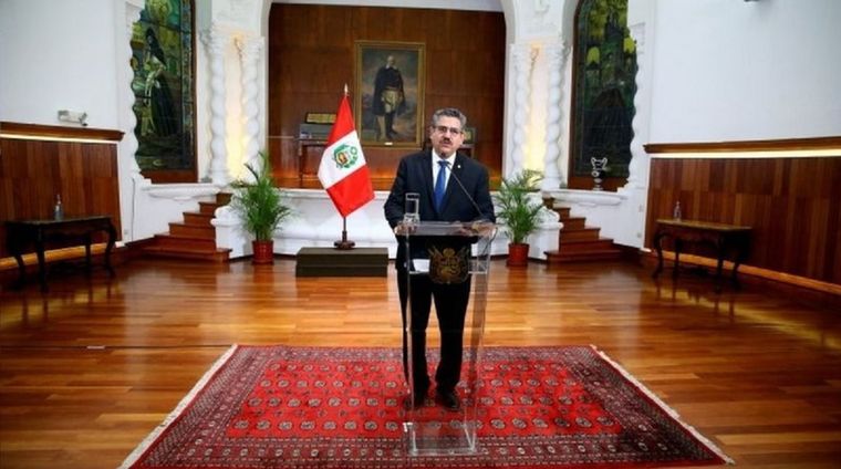 Manuel Merino asumió la presidencia el martes y renunció el domingo.