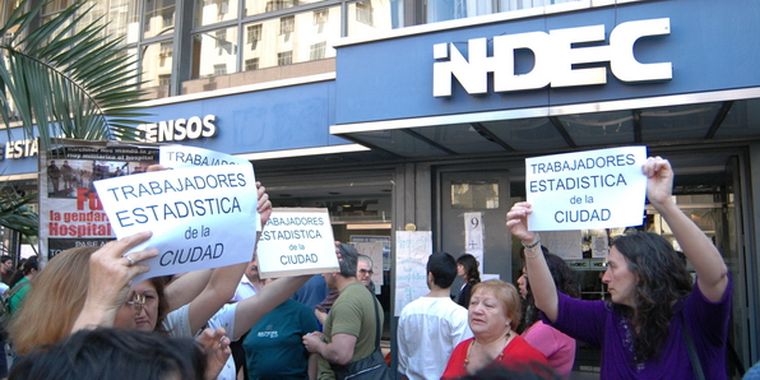 Siguen los conflictos en el INDEC Foto: NA