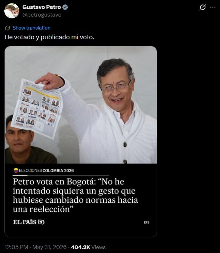 Gustavo Petro a través de su cuenta de X. Gustavo Petro a través de su cuenta de X.