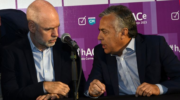 cambia mendoza horacio rodriguez larreta cornejo Foto: ALF PONCE MERCADO / MDZ