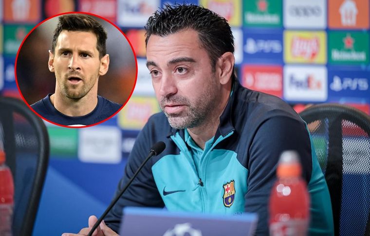 Xavi se refirió a la chance de que Messi regrese al Barcelona.