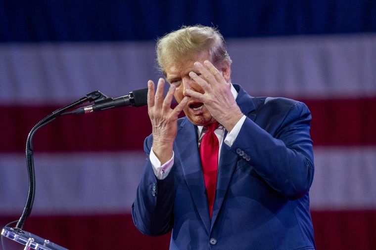 Donald Trump le dedicó varias palabras a Javier Milei Foto: EFE