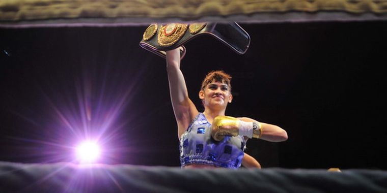 La Tigresa Marcela Acuña se prepara para un nuevo combate. Será el 30 en el Luna Park. Foto: Fotobaires