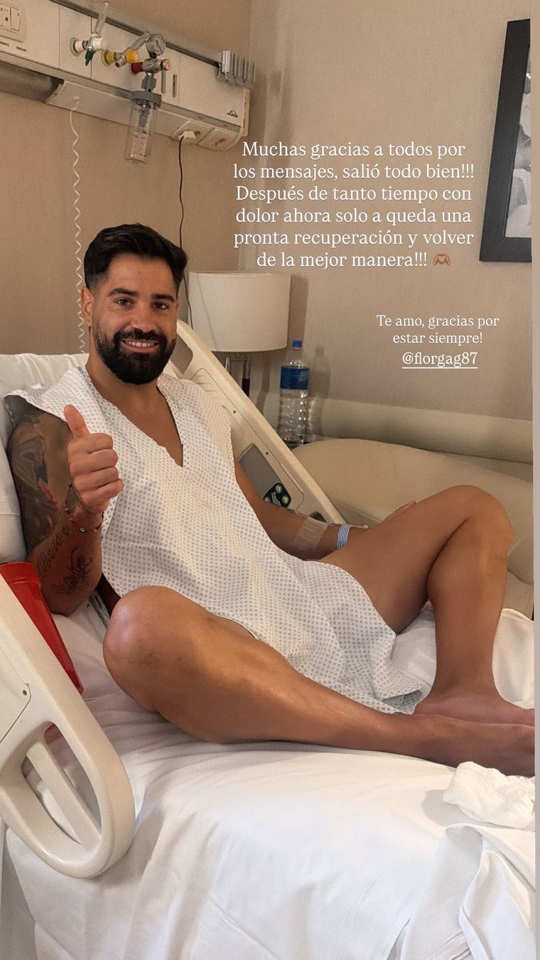 La historia que subió Milton Giménez a Instagram. La historia que subió Milton Giménez a Instagram.