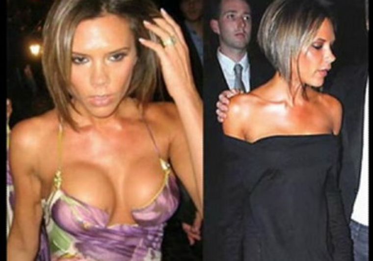 Victoria, también se hizo las lolas. Foto: Web