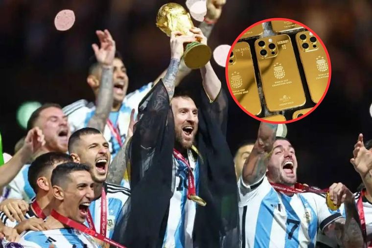 Messi se puso la 10 y le regaló un lujoso celular a cada integrante de la Selección argentina.