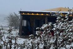 Córdoba vivió una jornada con nieve, frío polar y temperaturas bajo cero. Foto: Gentileza