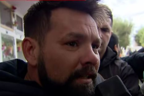 El papá de Ángel pidió justicia por su hijo. El papá de Ángel pidió justicia por su hijo.