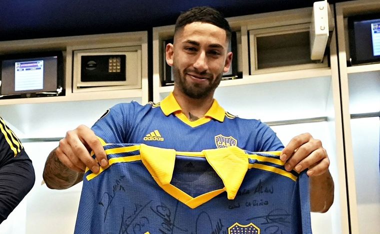 Alan Varela se despidió de Boca. Foto: Instagram Varela