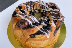 Esta rosca es deliciosa y es una reversión de la clásica receta de Pascua. Foto: Instagram @usinacafetera