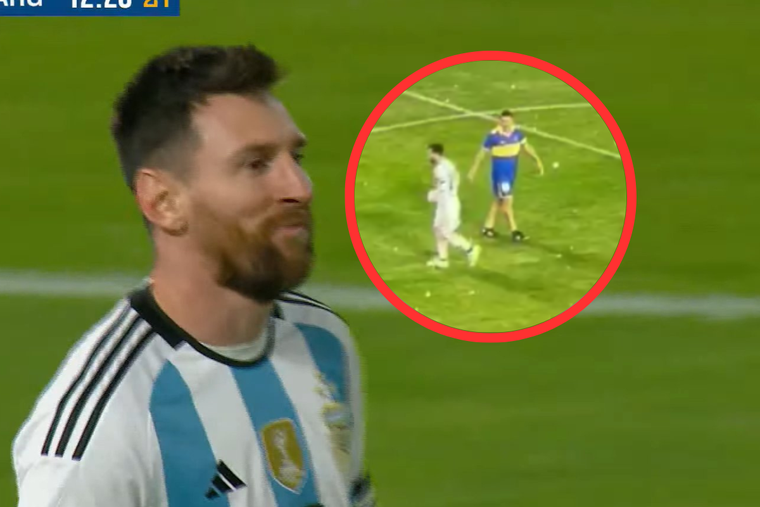 Messi, el pedido de la hinchada de Boca y el comentario de Riquelme