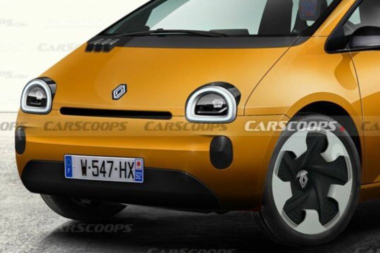 Renault Twingo 2025. Proyeccion: Carscoops
