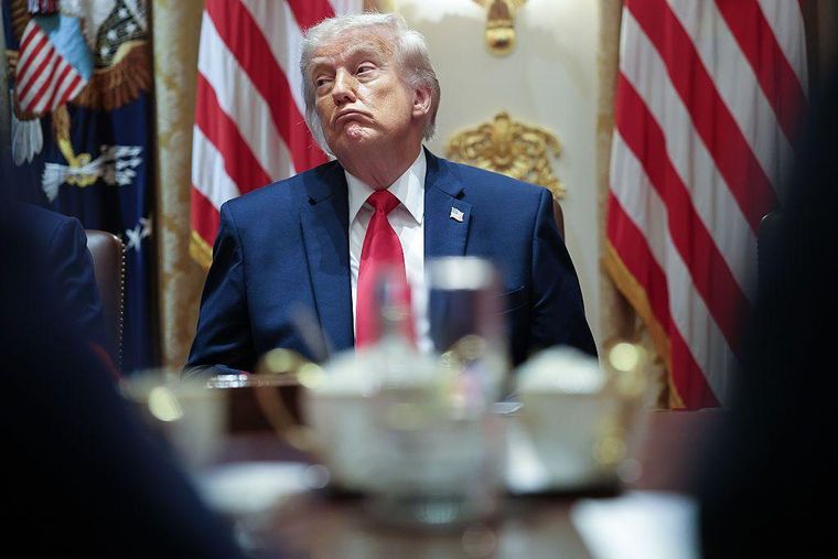 En una reunión de gabinete el miércoles, Trump dijo que las conversaciones avanzaban.