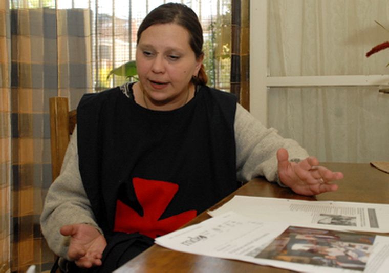 Monserrat Bahamonde, sargenta de la Orden en Mendoza. Foto: Nacho Gaffuri / MDZ