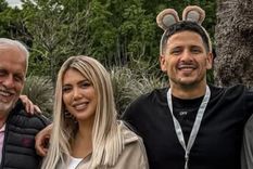 Martín Migueles con Wanda. Martín Migueles con Wanda.