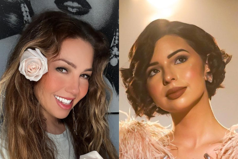 THALÍA, ÁNGELA AGUILAR Las cantantes son icónicas en la cultura Latinoamericana Foto: INSTAGRAM