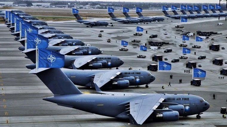 La Fuerza Aérea de la OTAN, en alerta. Foto: Nato.