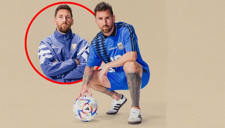 El GOAT fue modelo de la campaña de la marca de las tres tiras.