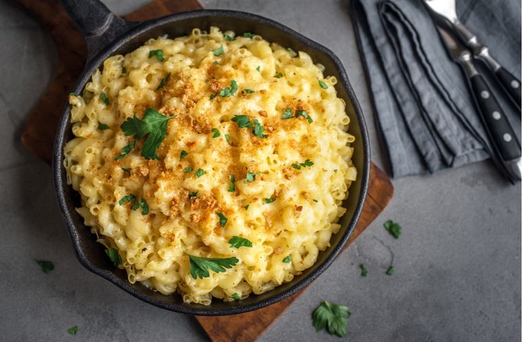 Macarrón con queso Foto: Shutterstock
