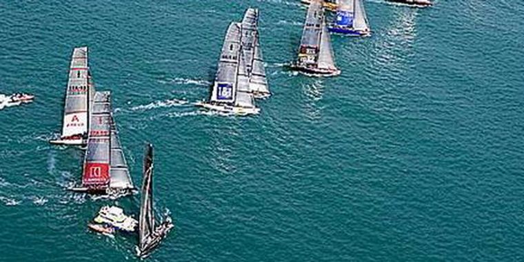Los veleros hicieron de las suyas el pasado fin de semana. Foto: WEB
