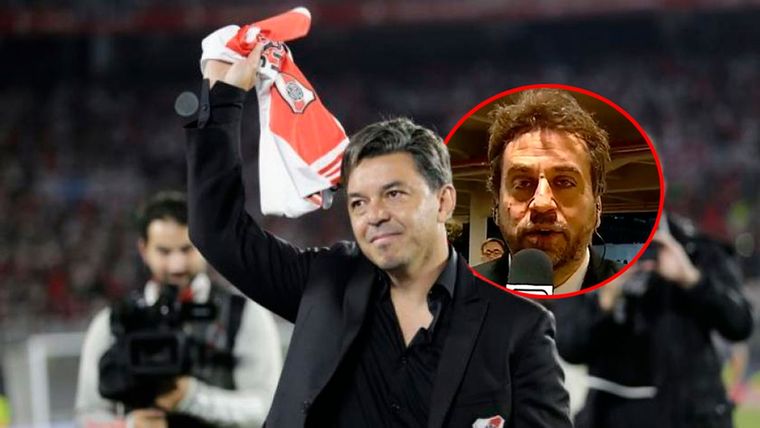 Distasio aseguró que River ya eligió al sucesor de Gallardo.