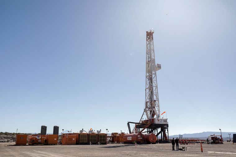 YPF realizó la primera experiencia piloto en la lengua mendocina de Vaca Muerta. Foto: Mendoza Gobierno.