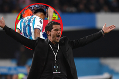 El 10 de la Academia se retiró del campo promediando el segundo tiempo. Foto: Télam El 10 de la Academia se retiró del campo promediando el segundo tiempo. Foto: Télam