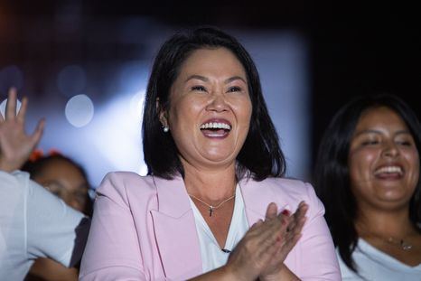 Durante el breve conteo y en la previa a la reapertura de los comicios, Keiko Fujimori obtiene el 17,08% de los votos. Durante el breve conteo y en la previa a la reapertura de los comicios, Keiko Fujimori obtiene el 17,08% de los votos.