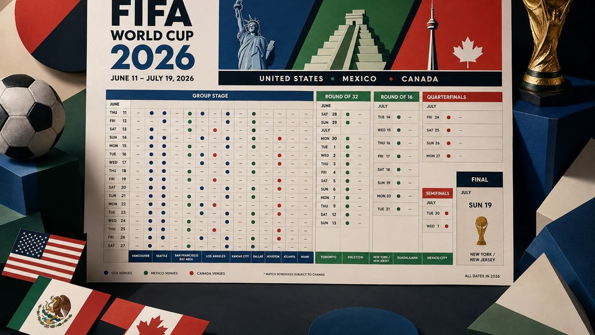 Guía completa del Mundial 2026: dónde descargar el calendari