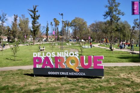 El nuevo espacio verde ubicado en Godoy Cruz. El nuevo espacio verde ubicado en Godoy Cruz.